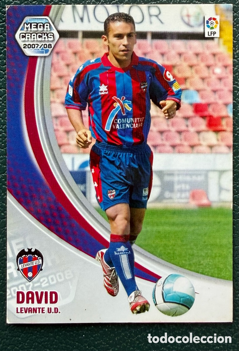 Cromos de F&uacute;tbol: 151 DAVID LEVANTE U.D. MEGACRACKS 2007 2008 PANINI 07 08