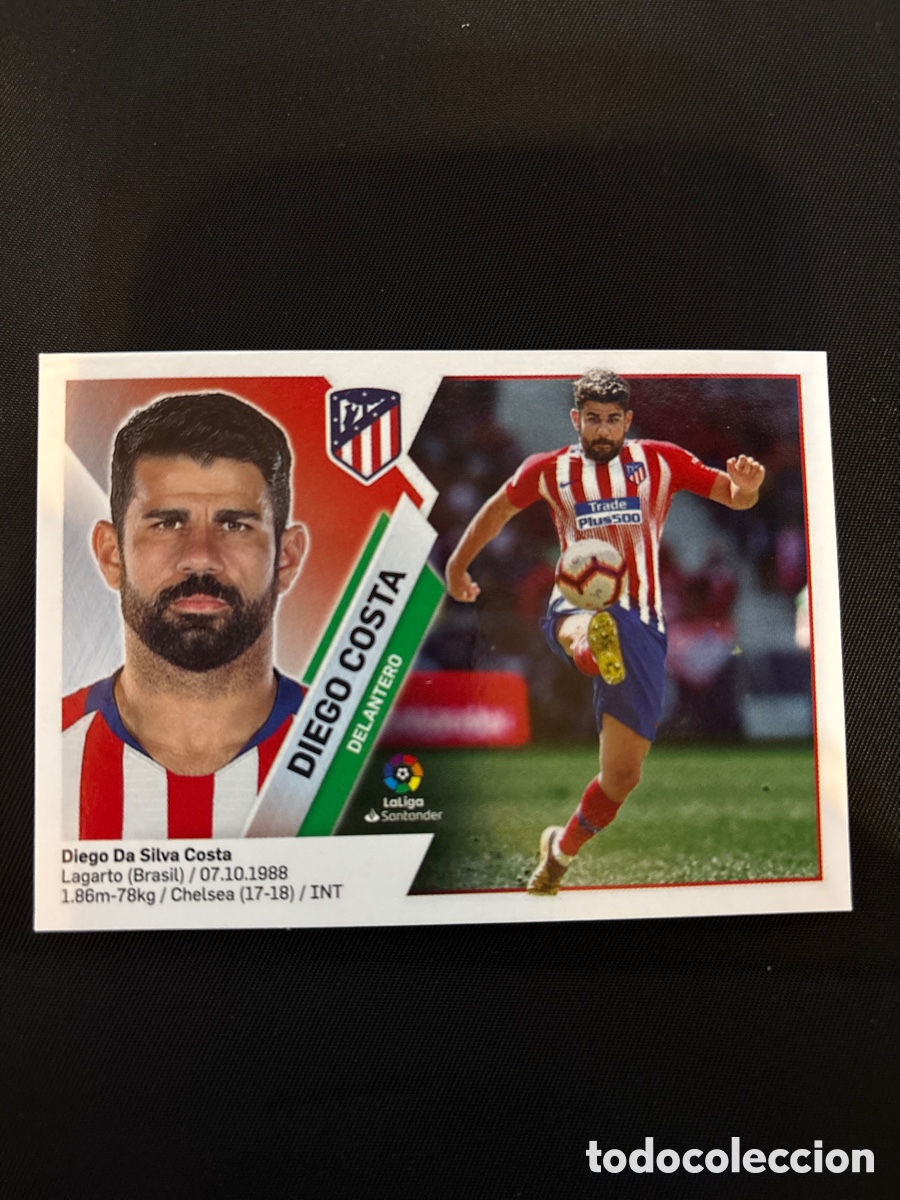 Cromos de Futebol: DIEGO COSTA ATLETICO DE MADRID NUMERO 15 LIGA ESTE 2019 2020