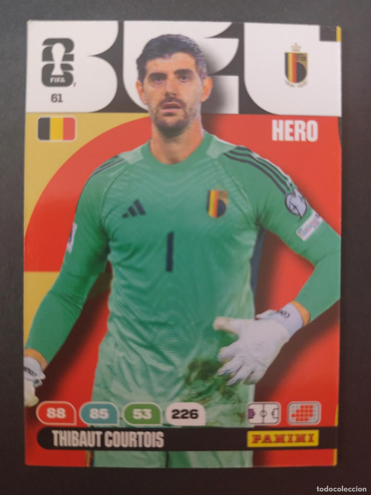Cromos de F&uacute;tbol: 61 THIBAUT COURTOIS B&Eacute;LGICA ADRENALYN MUNDIAL FIFA WORLD CUP 2026 PANINI