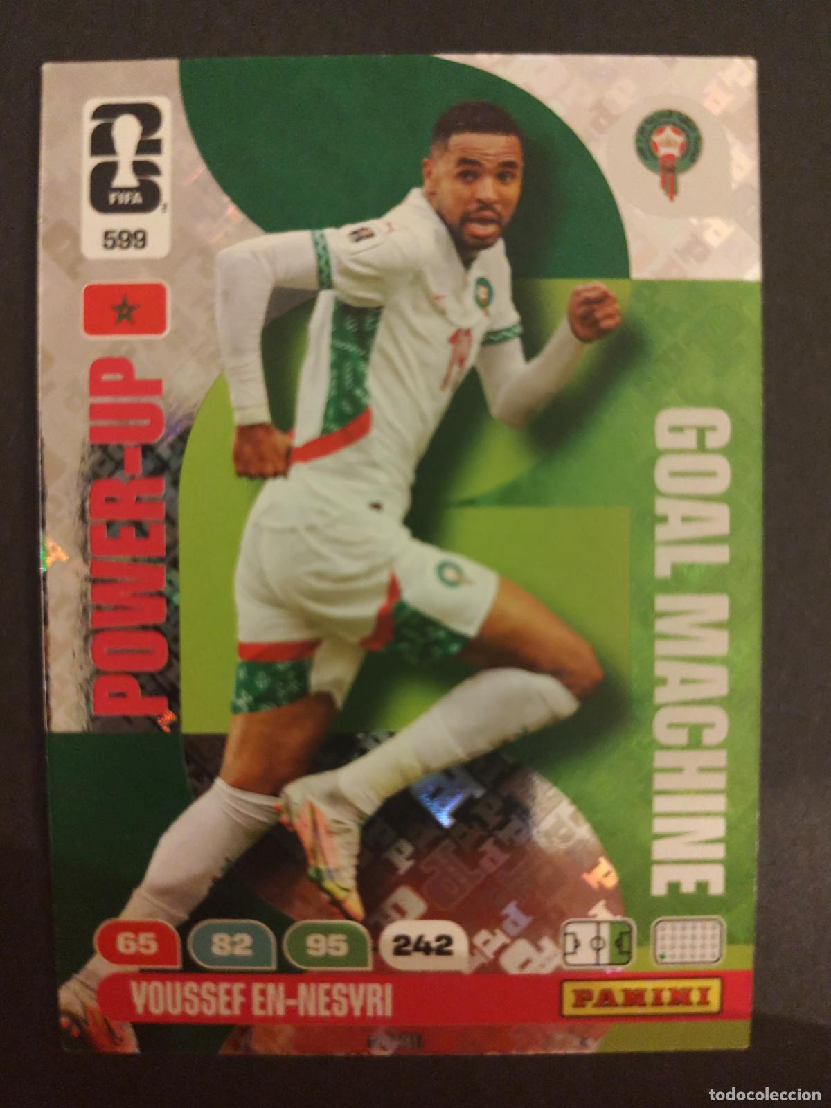 Fu&szlig;ball-Sticker: 599 YOUSSEF EN-NESYRI MARRUECOS GOAL MACHINE ADRENALYN MUNDIAL FIFA WORLD CUP 2026 PANINI