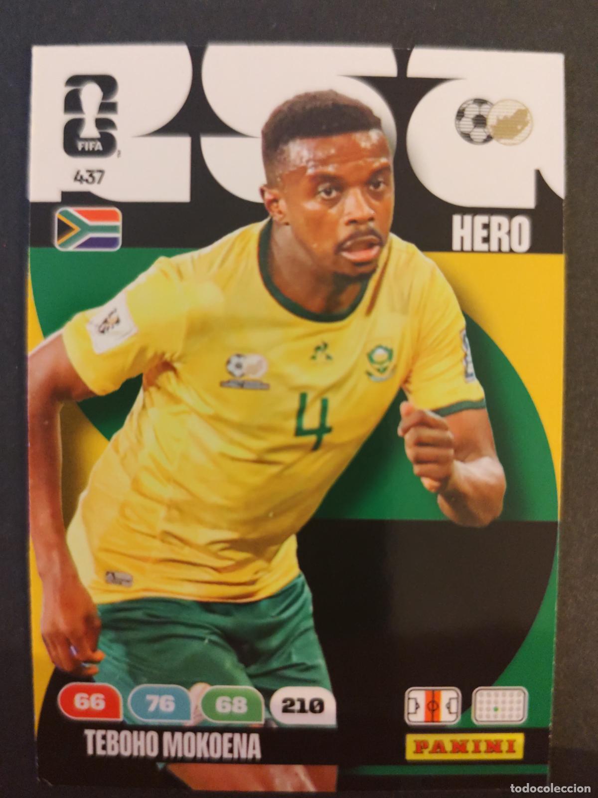 Cromos de f&uacute;tbol: 437 TEBOHO MOKOENA SUD&Aacute;FRICA ADRENALYN MUNDIAL FIFA WORLD CUP 2026 PANINI