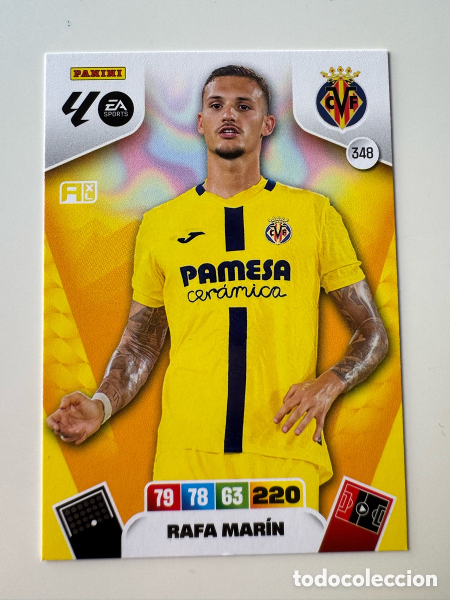 Cromos de Futebol: PANINI ADRENALYN XL LIGA EA SPORTS 2025-2026 25-26 &ndash; Rafa Mar&iacute;n Villarreal CF N&ordm; 348