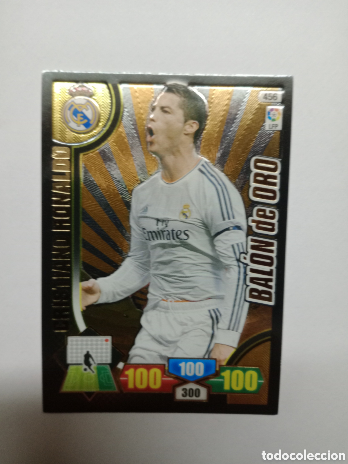 Cromos de F&uacute;tbol: 2013 2014 13 14 CROMO EN BUEN ESTADO ADRENALYN XL REAL MADRID CRISTIANO RONALDO N 456