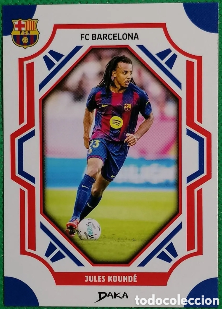 Cromos de f&uacute;tbol: 15-B JULES KOUNDE BASE ⚽ DAKA TOP AUDIENCE BARCELONA 2025 2026 25 26 ⚽