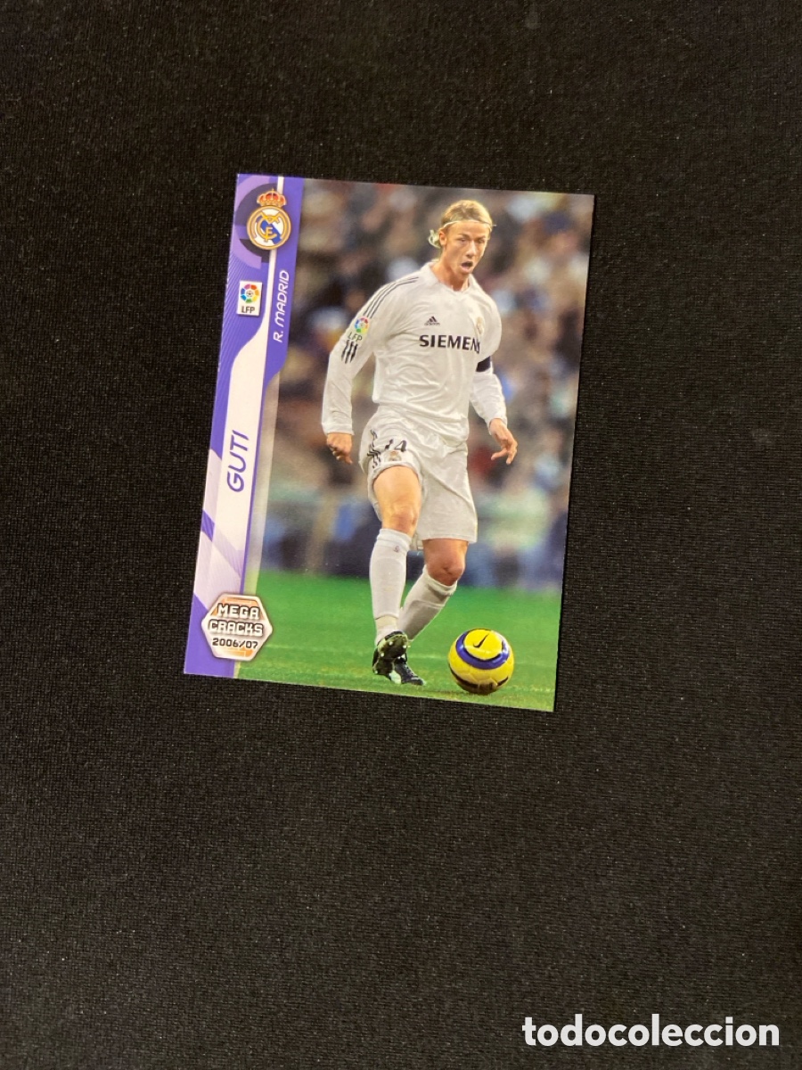Fu&szlig;ball-Sticker: GUTI 192 (REAL MADRID) PANINI MEGACRACKS 2006-2007 06 07 CROMO CARTA M-3