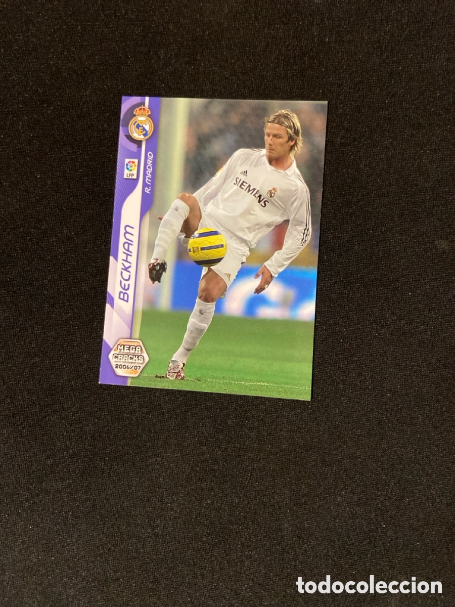 Cromos de F&uacute;tbol: BECKHAM 193 (REAL MADRID) PANINI MEGACRACKS 2006-2007 06 07 CROMO CARTA M-3