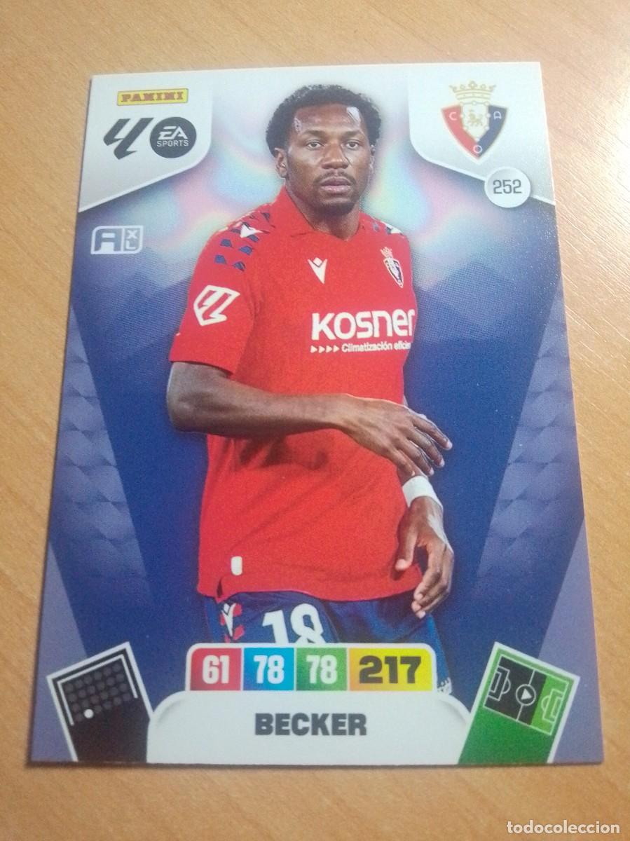 Football Stickers: 252 BECKER DEL OSASUNA 25 26 ADRENALYN XL 2025 2026 NUEVO