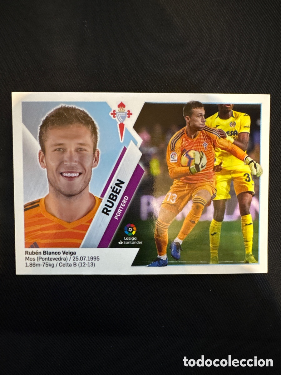 Figurine di Calcio: RUBEN CELTA DE VIGO NUMERO 1 LIGA ESTE 2019 2020