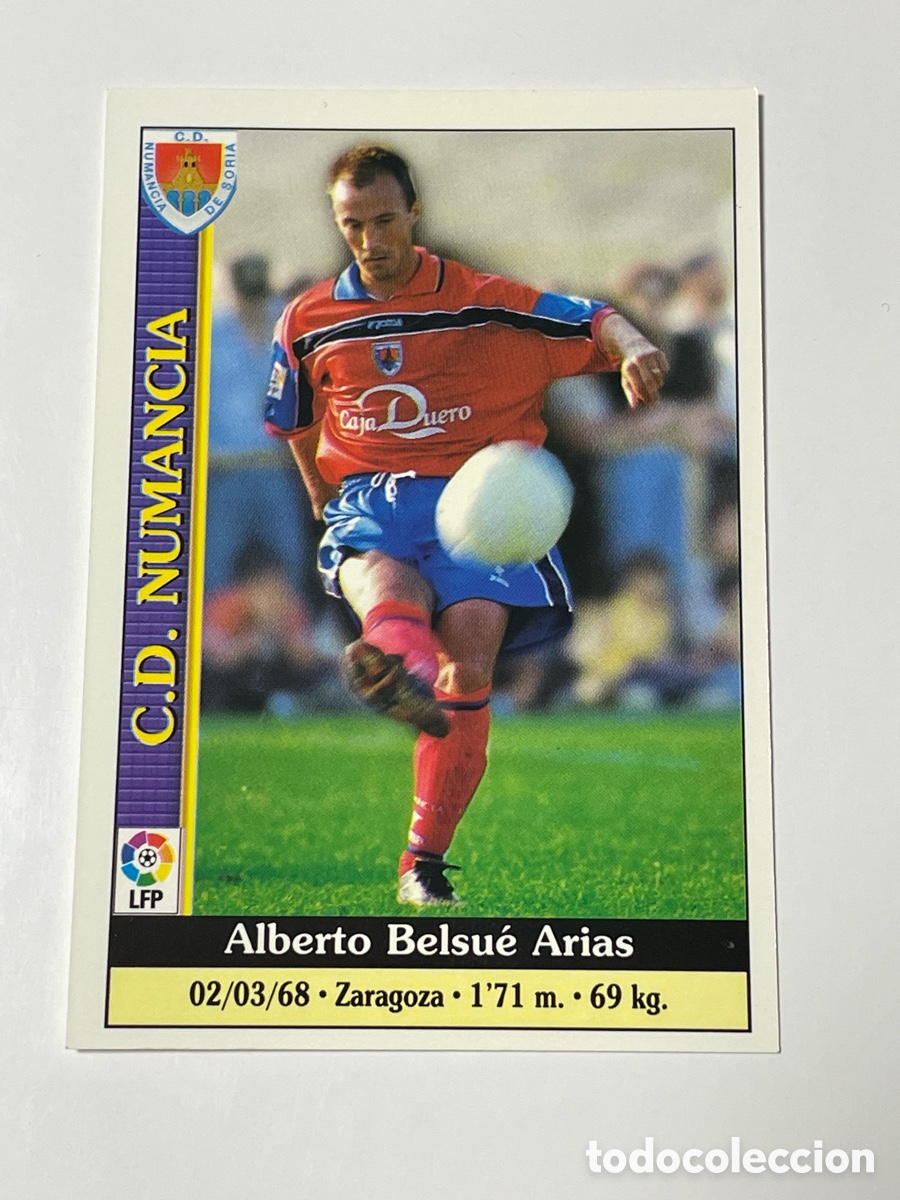 Cromos de F&uacute;tbol: Alberto Belsue Numancia Mundicromo 1999/2000 #311