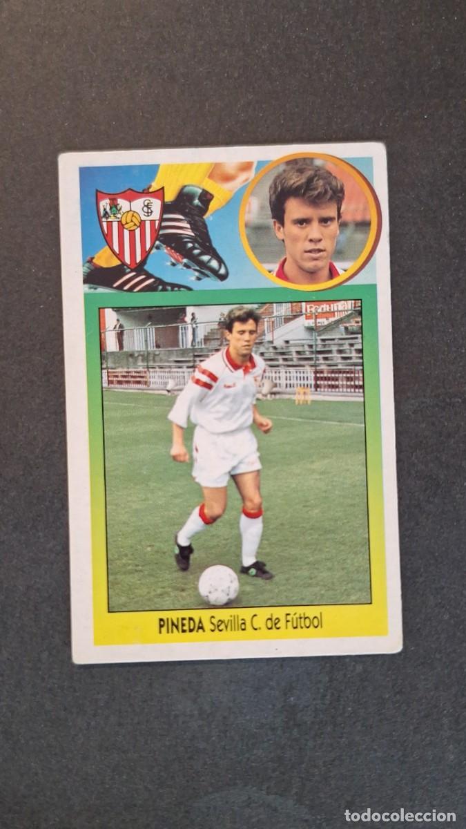 Cromos de Futebol: L2 PINEDA SEVILLA C. F. LIGA ESTE 1993 1994 93 94 CARTON NUNCA PEGADO SIN PEGAR