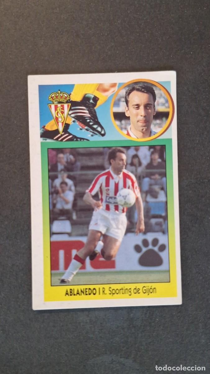 Cromos de F&uacute;tbol: L2 ABLANEDO I SPORTING DE GIJON LIGA ESTE 1993 1994 93 94 CARTON NUNCA PEGADO SIN PEGAR