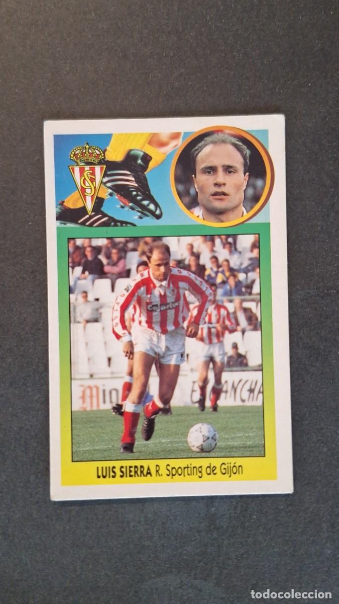 Cromos de F&uacute;tbol: L2 LUIS SIERRA SPORTING DE GIJON LIGA ESTE 1993 1994 93 94 CARTON NUNCA PEGADO SIN PEGAR