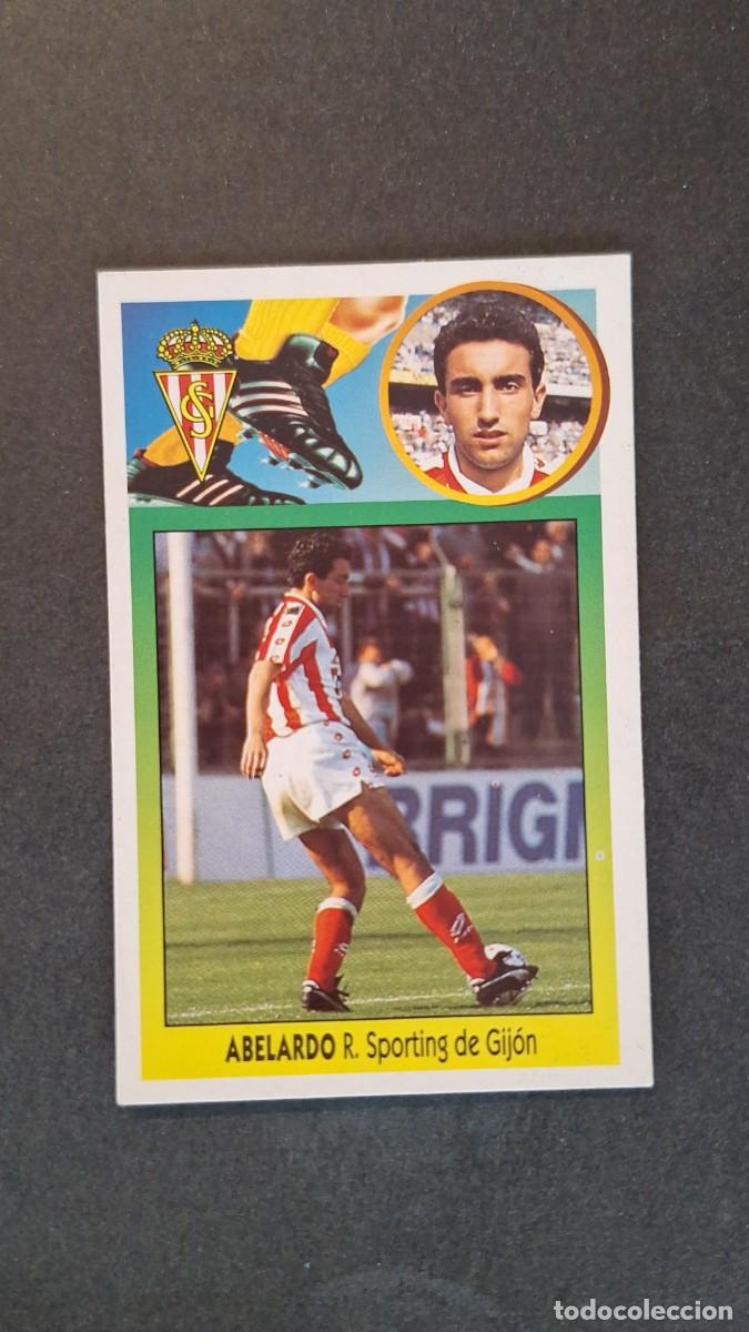 Cromos de F&uacute;tbol: L2 ABELARDO SPORTING DE GIJON LIGA ESTE 1993 1994 93 94 CARTON NUNCA PEGADO SIN PEGAR