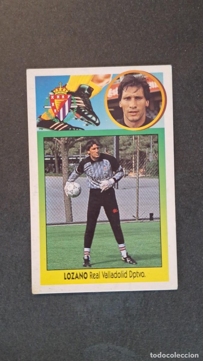 Cromos de F&uacute;tbol: L2 LOZANO REAL VALLADOLID LIGA ESTE 1993 1994 93 94 CARTON NUNCA PEGADO SIN PEGAR