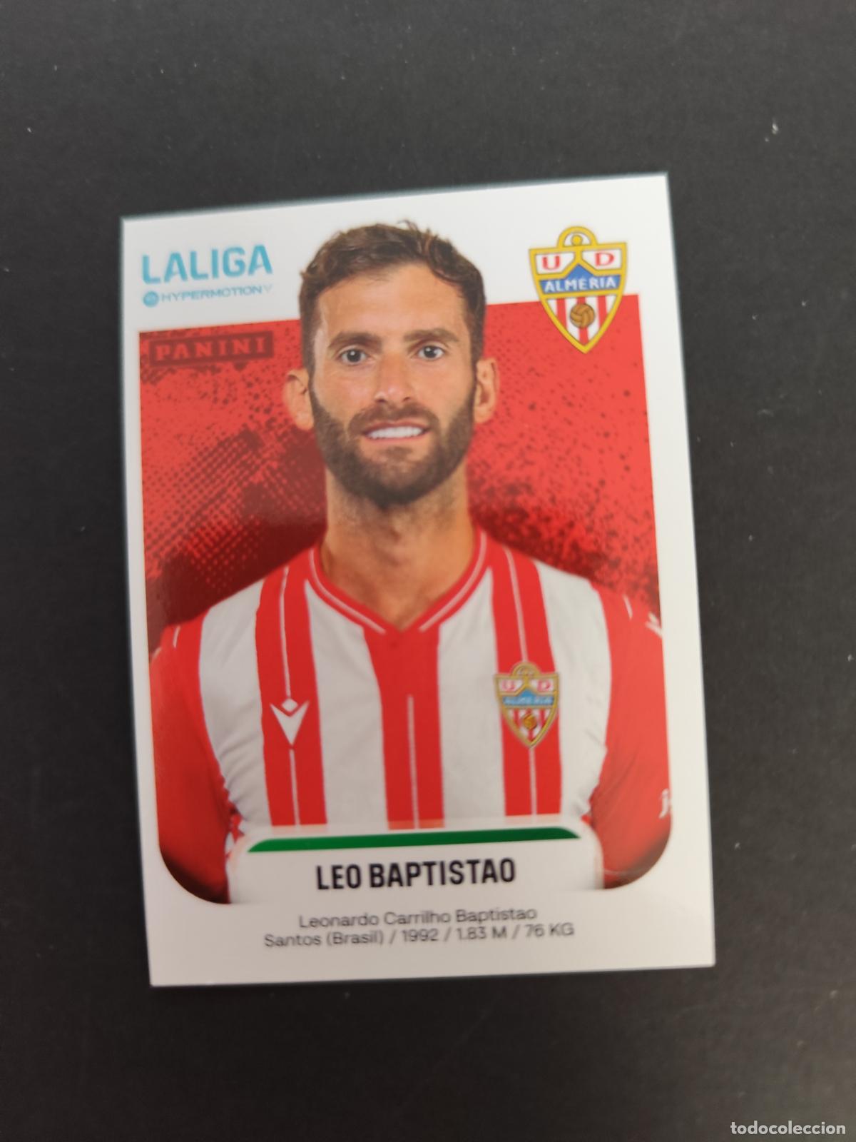 Fu&szlig;ball-Sticker: 38 LEO BAPTISTAO ALMER&Iacute;A SEGUNDA 2&ordf; DIVISI&Oacute;N LIGA HYPERMOTION 2025 2026 25 26 PEDIDO M&Iacute;NIMO 2&euro;