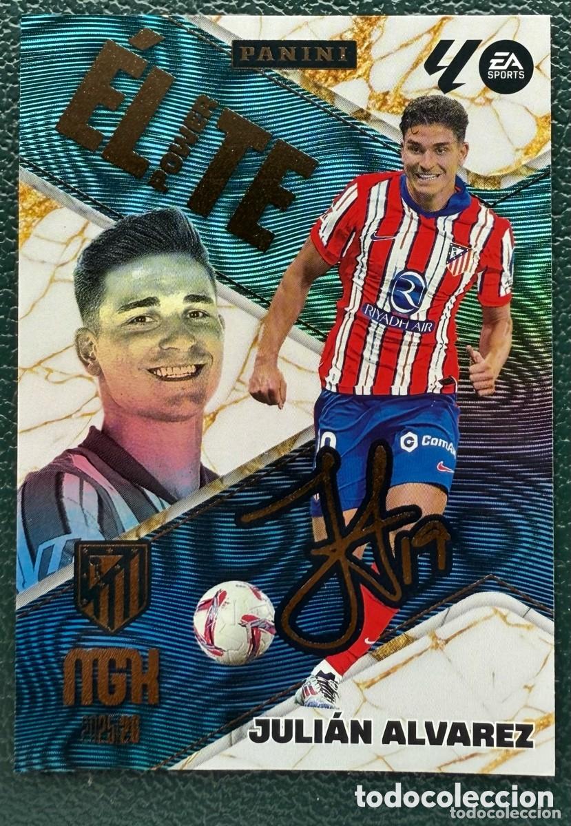 Cromos de F&uacute;tbol: P8 JULIAN ALVAREZ ATLETICO DE MADRID ELITE POWER FICHAS ALBUM MEGACRACKS 2025 2026 MGK 25 26