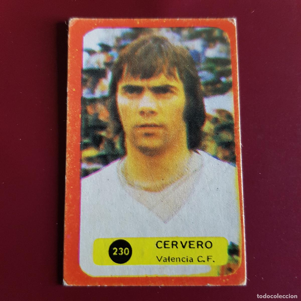 Fu&szlig;ball-Sticker: SOLANO GRAFIMUR - CAMPEONATO DE LIGA 1975 1976 - 75 76 - VALENCIA - CERVERO 230 - NUNCA PEGADO