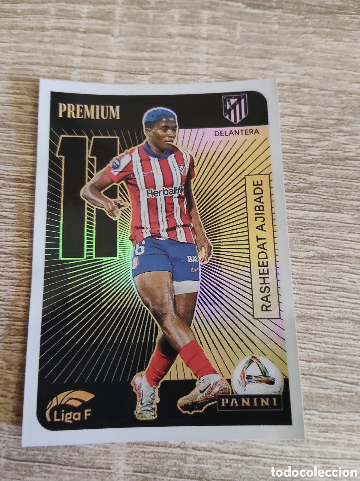 Cromos de F&uacute;tbol: Panini liga F 2024 2025 24 25 Rasheedat Ajibade Atl&eacute;tico de Madrid premium