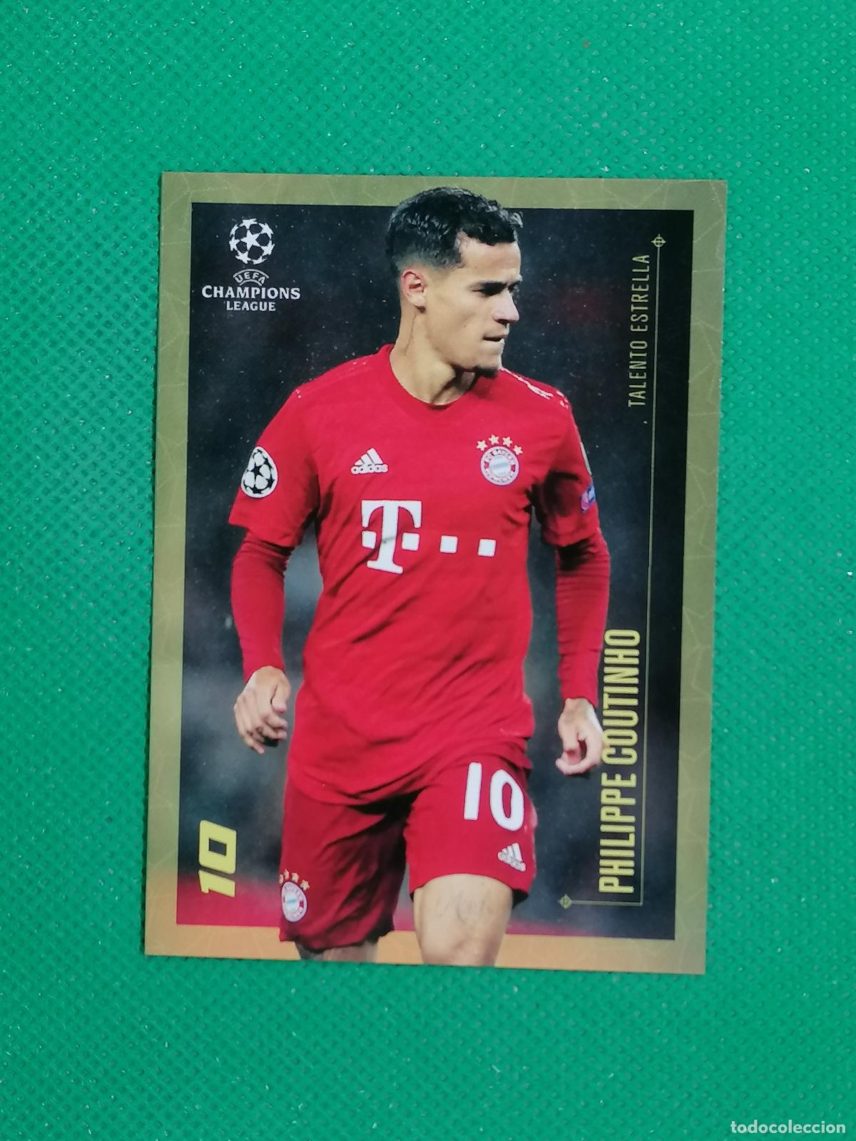 Cromos de F&uacute;tbol: PHILIPPE COUTINHO BAYERN MUNICH ⚽ TOPPS DESIGNED DISE&Ntilde;ADO POR LIONEL MESSI 19 20 2019 2020 ⚽