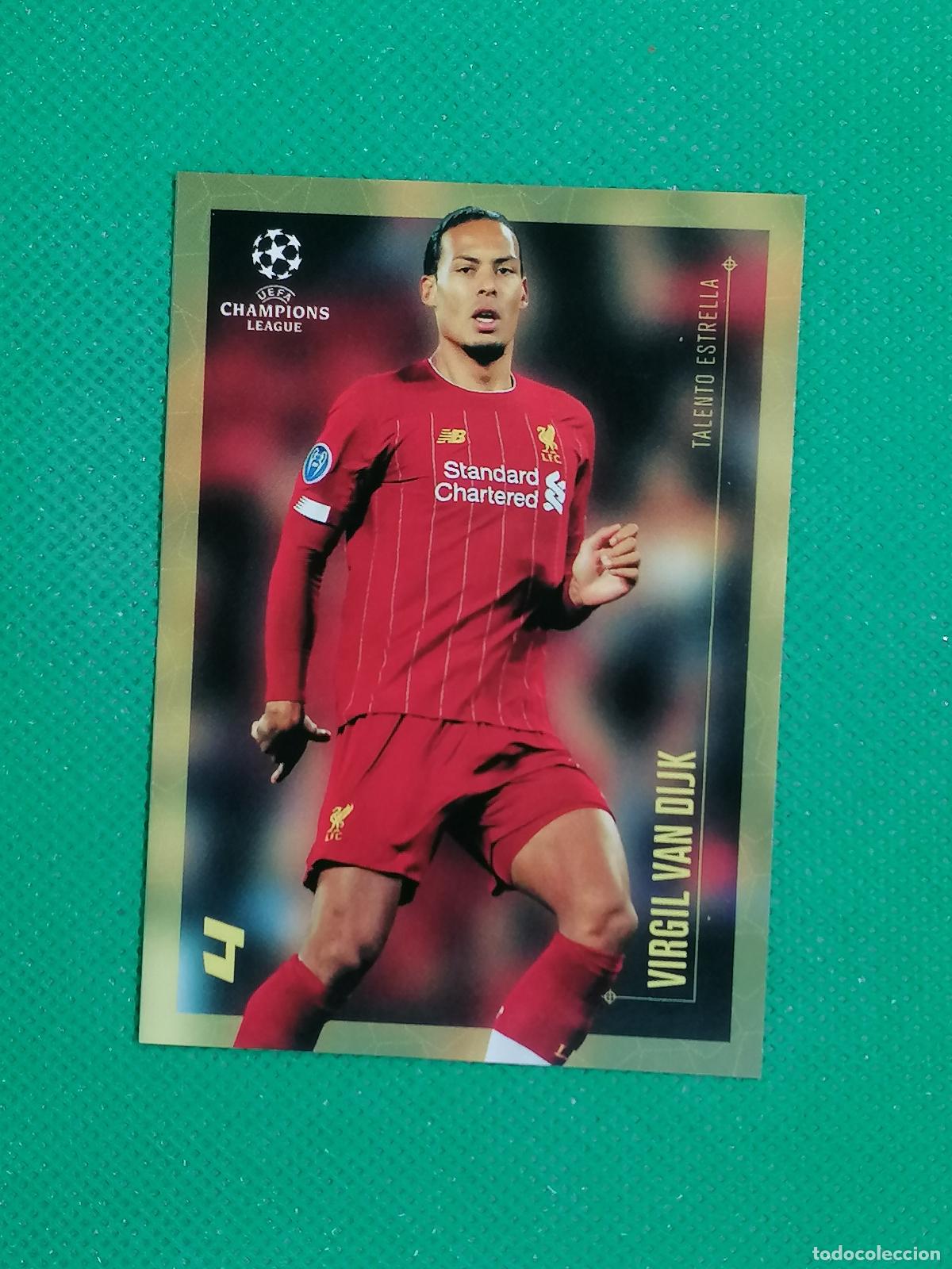 Cromos de F&uacute;tbol: VIRGIL VAN DIJK LIVERPOOL ⚽ TOPPS DESIGNED DISE&Ntilde;ADO POR LIONEL MESSI 19 20 2019 2020 ⚽