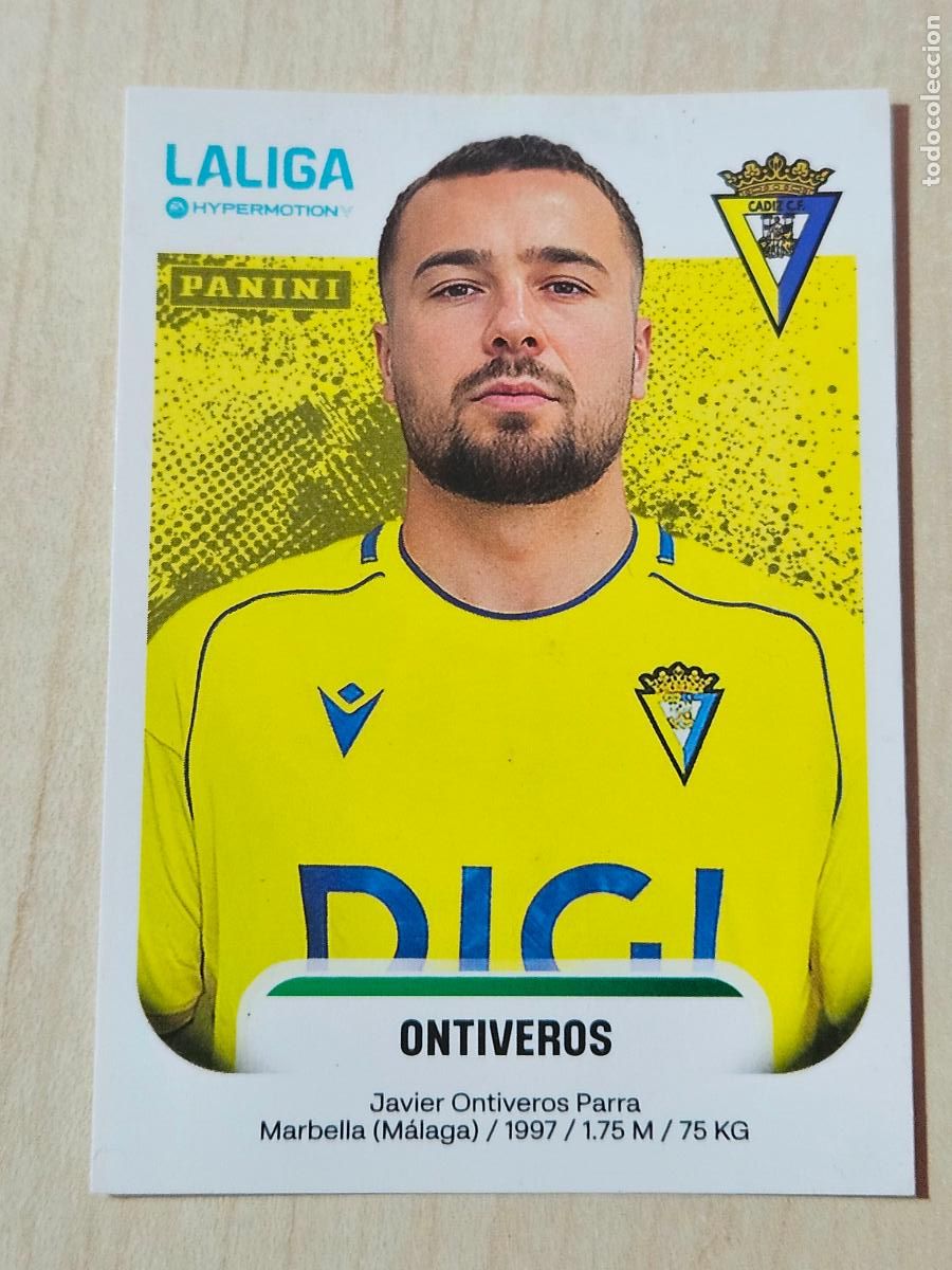 Cromos de f&uacute;tbol: N&ordm; 94 ONTIVEROS - CADIZ - CROMO - LIGA HYPERMOTION 2025 2026 SEGUNDA DIVISION 25 26