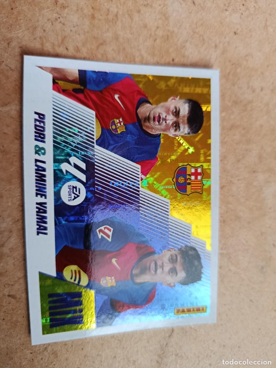 Cromos de F&uacute;tbol: Cromo Panini liga 2025-26 fc Barcelona n&deg;20 pedri & lamine yamal mix