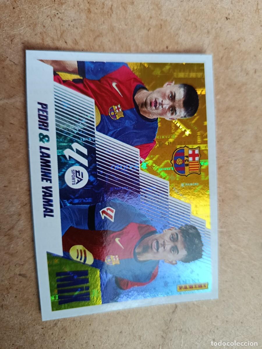Cromos de F&uacute;tbol: Cromo Panini liga 2025-26 fc Barcelona n&deg;20 pedri & lamine yamal mix