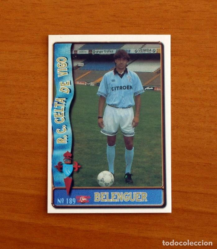 Cromos de f&uacute;tbol: Celta de Vigo -189 Belenguer &Uacute;ltima Hora -Mundicromo Las Fichas de la Liga de F&uacute;tbol 1996-1997-96-97