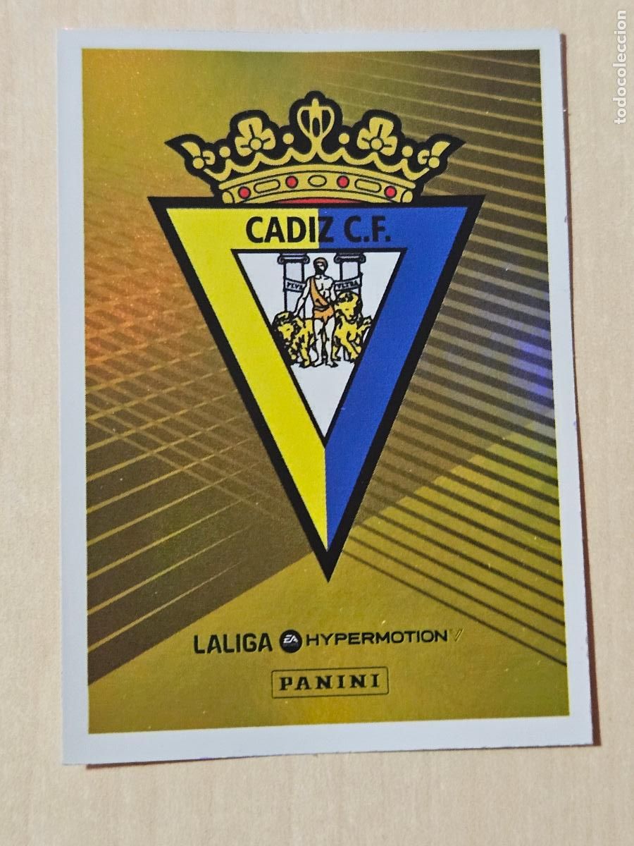 Cartes &agrave; collectionner de Football: N&ordm; 59 ESCUDO CADIZ - CROMO - LIGA HYPERMOTION 2024 2025 SEGUNDA DIVISION 24 25 -