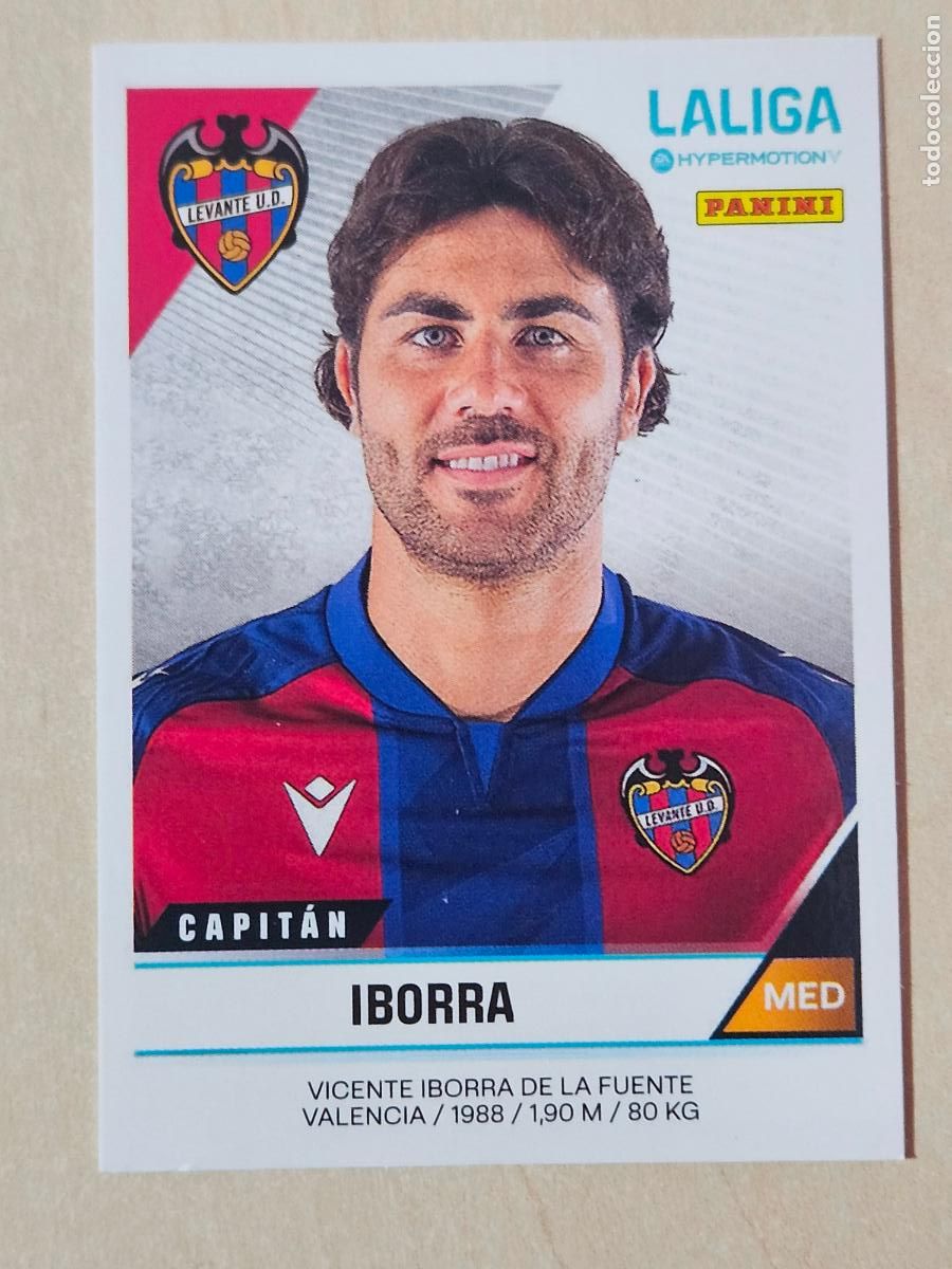 Cromos de Futebol: N&ordm; 277 IBORRA - CROMO - LIGA HYPERMOTION 2024 2025 SEGUNDA DIVISION 24 25 - LEVANTE