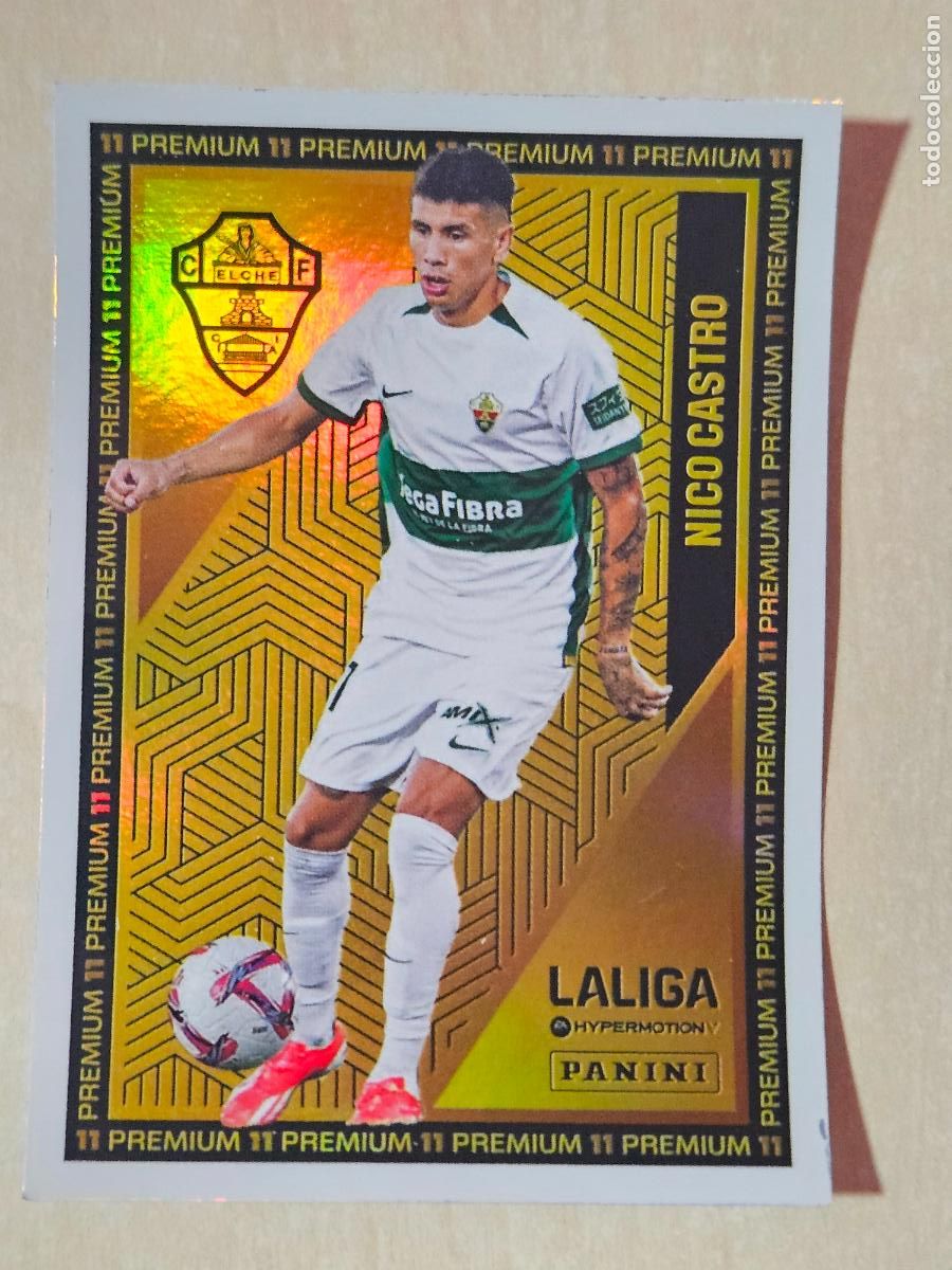 Cromos de F&uacute;tbol: NICO CASTRO PREMIUM - CROMO - LIGA HYPERMOTION 2024 2025 SEGUNDA DIVISION 24 25