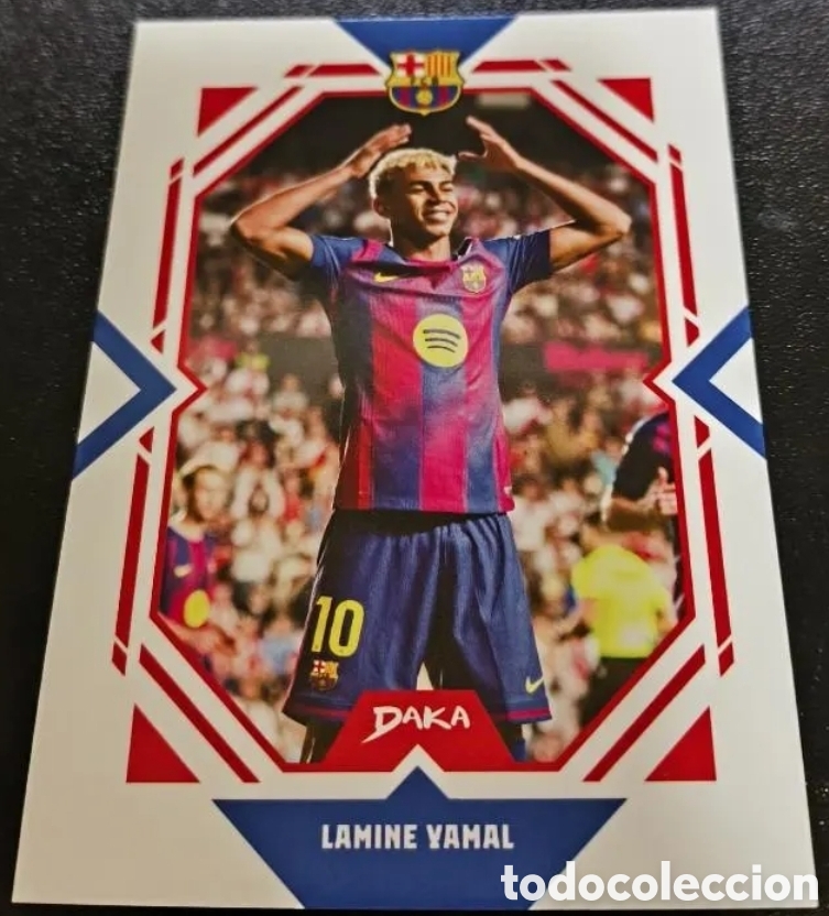 Cromos de F&uacute;tbol: FCB-5-A LAMINE YAMAL BARCELONA DAKA BARCELONA 2025 2026 25 26 NO PANINI LIGA ESTE TOPPS