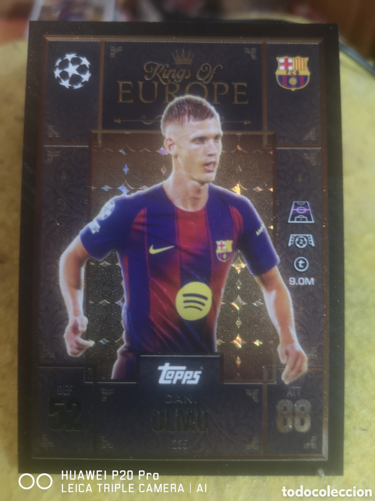 Fu&szlig;ball-Sticker: MATCH ATTAX EXTRA 2025 2026 DANI OLMO KINGS OF EUROPE 235 BARCELONA