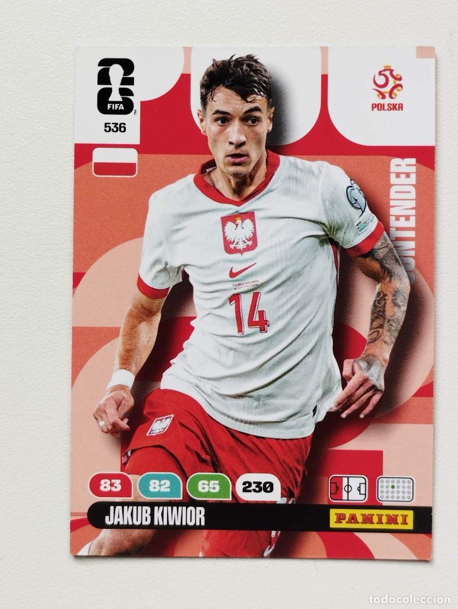 Cromos de Futebol: CROMO CARD ADRENALYN MUNDIAL WORLD CUP 2026 CONTENDER 536 JAKUB KIWIOR POLONIA