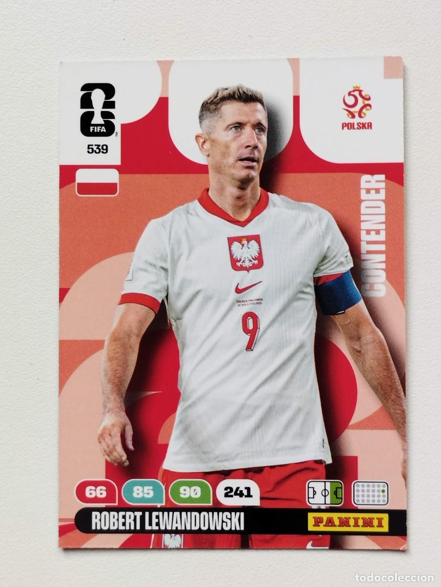 Cromos de Futebol: CROMO CARD ADRENALYN MUNDIAL WORLD CUP 2026 CONTENDER 539 ROBERT LEWANDOWSKI POLONIA