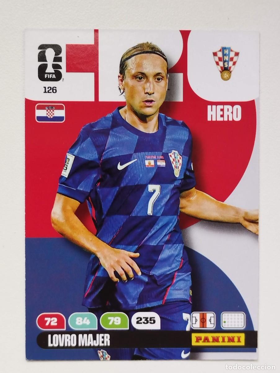Cromos de F&uacute;tbol: CROMO CARD ADRENALYN MUNDIAL WORLD CUP 2026 HERO 126 LOVRO MAJER CROACIA