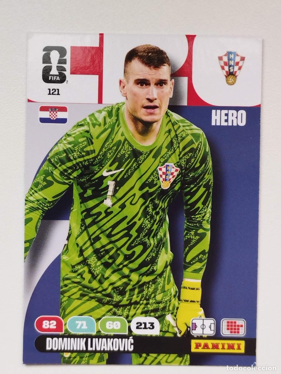 Figurine di Calcio: CROMO CARD ADRENALYN MUNDIAL WORLD CUP 2026 HERO 121 LIVAKOVIC CROACIA