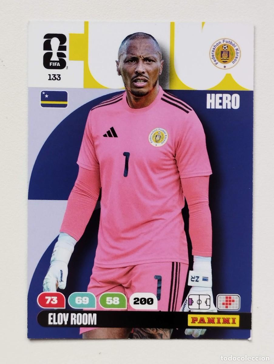 Cromos de Futebol: CROMO CARD ADRENALYN MUNDIAL WORLD CUP 2026 HERO 133 ELOY ROOM CURAZAO