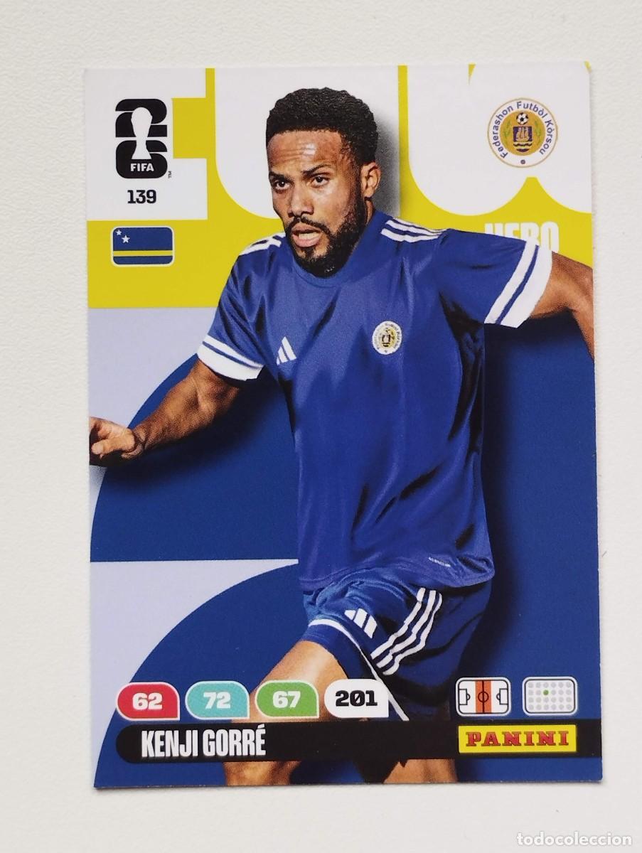 Cromos de Futebol: CROMO CARD ADRENALYN MUNDIAL WORLD CUP 2026 HERO 139 KENJI GORRE CURAZAO