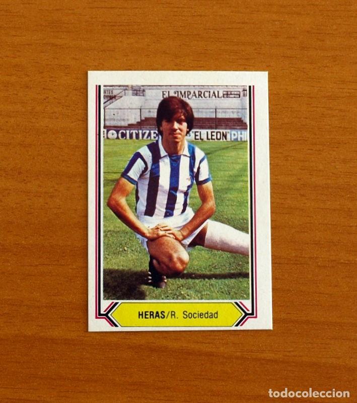 Cromos de F&uacute;tbol: Real Sociedad - Heras - Ediciones Este Liga 1980-1981, 80-81 - Nunca pegado