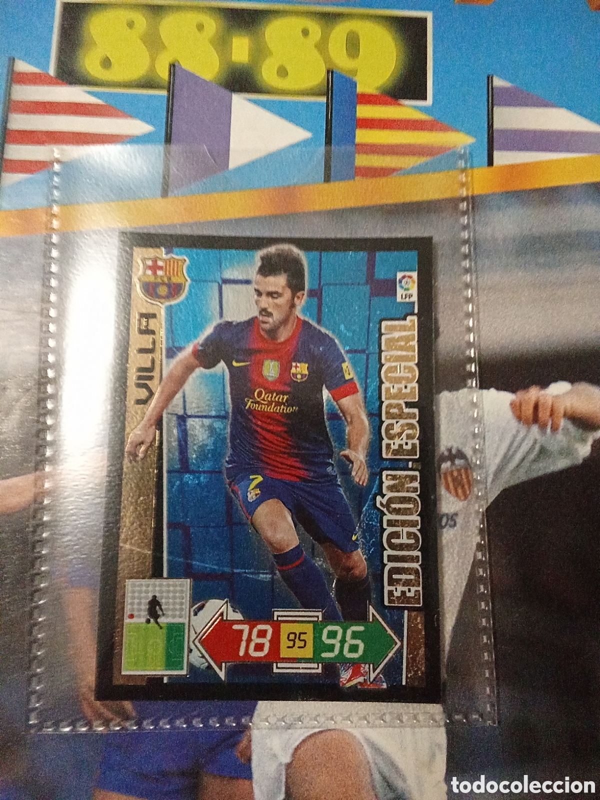 Cromos de F&uacute;tbol: VILLA BARCELONA EDICION ESPECIAL ADRENALYN XL 2012-13 12 13