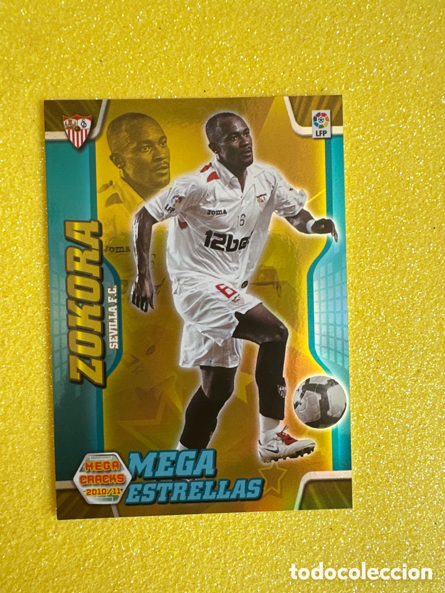 Figurine di Calcio: 376 ZOKORA(SEVILLA)) MEGAESTRELLAS MEGACRACKS 2010-2011 10 11 TRADING CARD