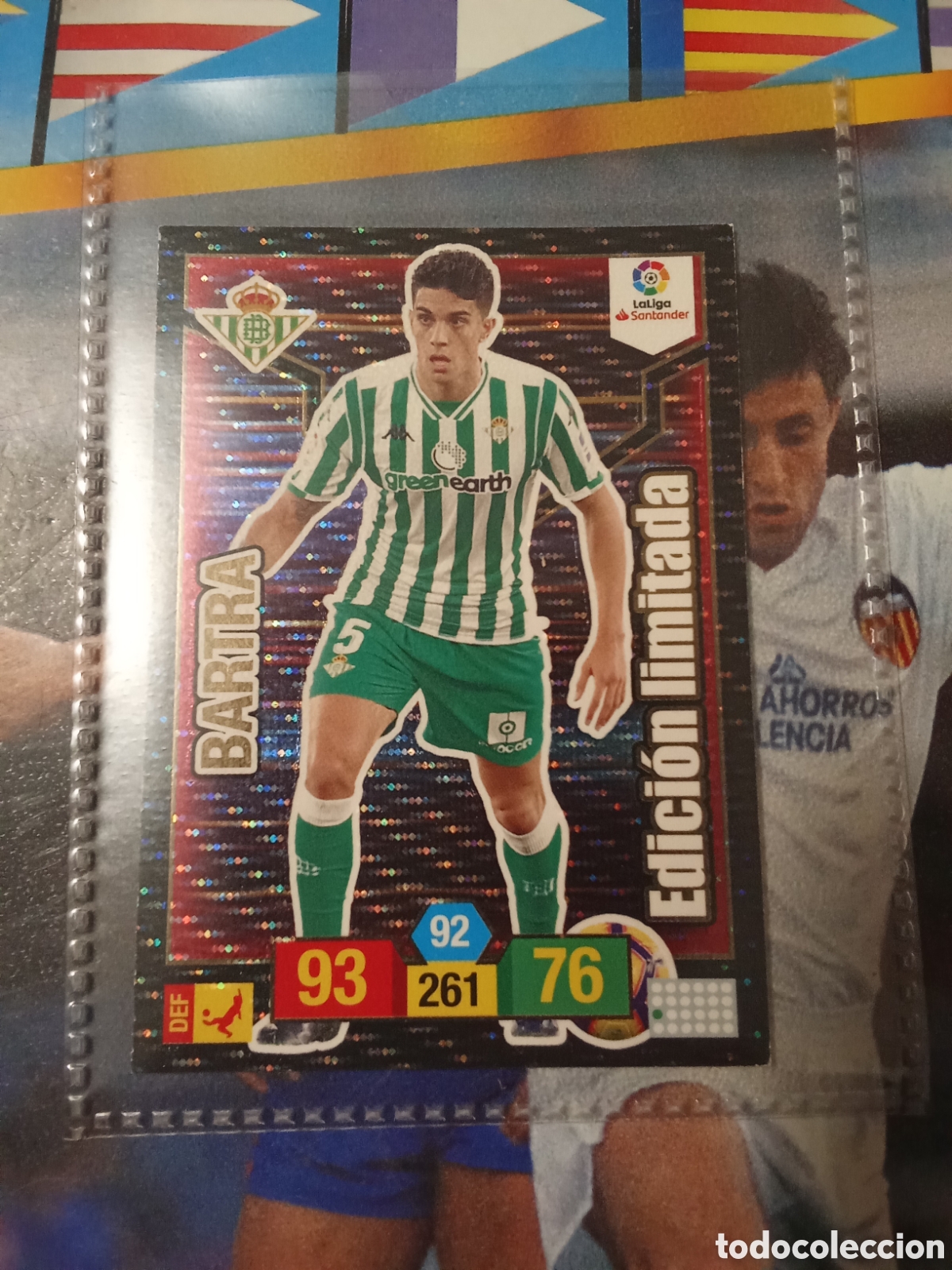 Cromos de F&uacute;tbol: BARTRA EDICION LIMITADA BETIS CROMOS ADRENALYN XL LIGA FUTBOL 2018 2019