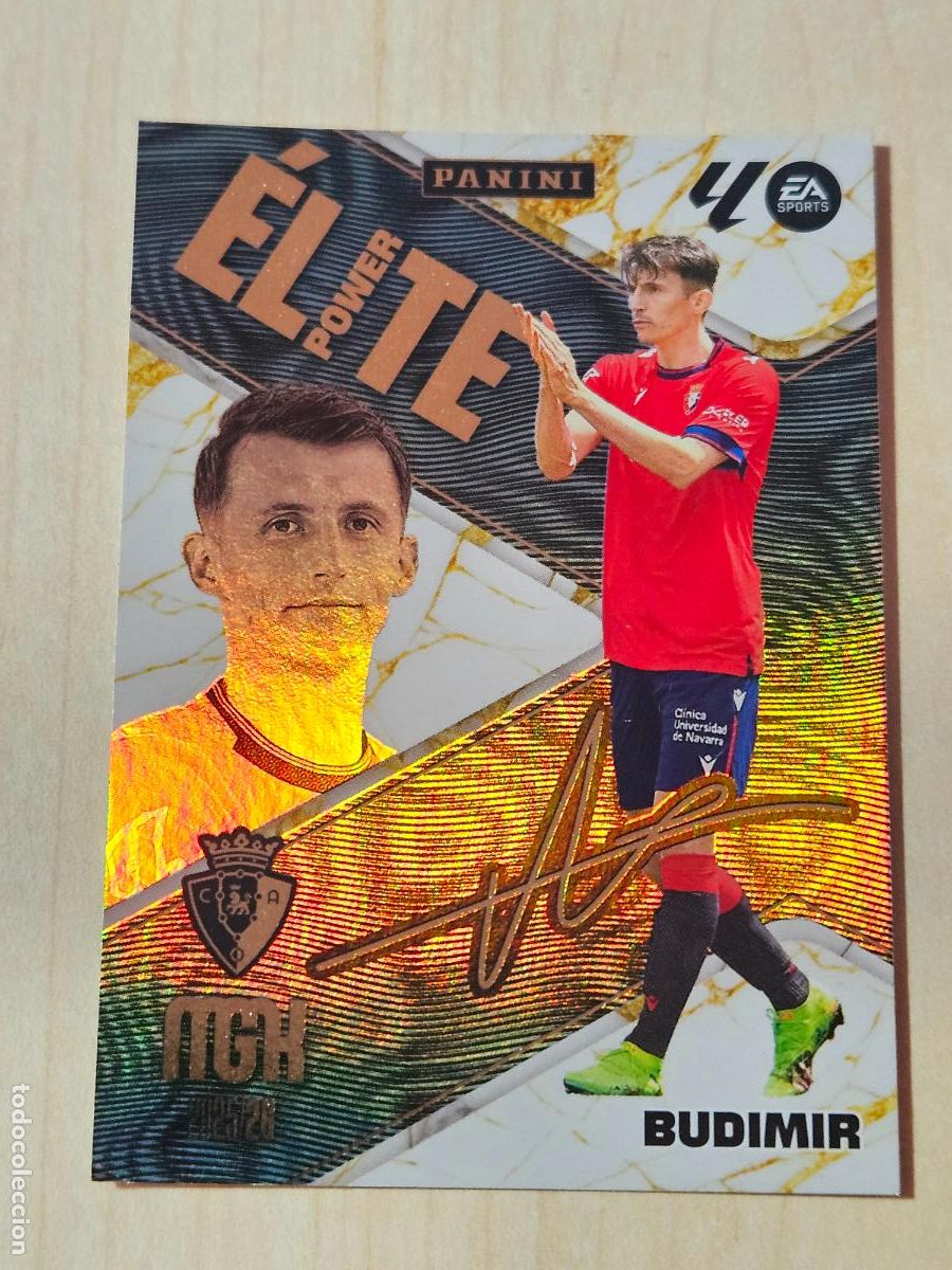 Cromos de F&uacute;tbol: CROMO N&ordm; 2 BUDIMIR - MEGACRACKS 2025 26 - ELITE POWER