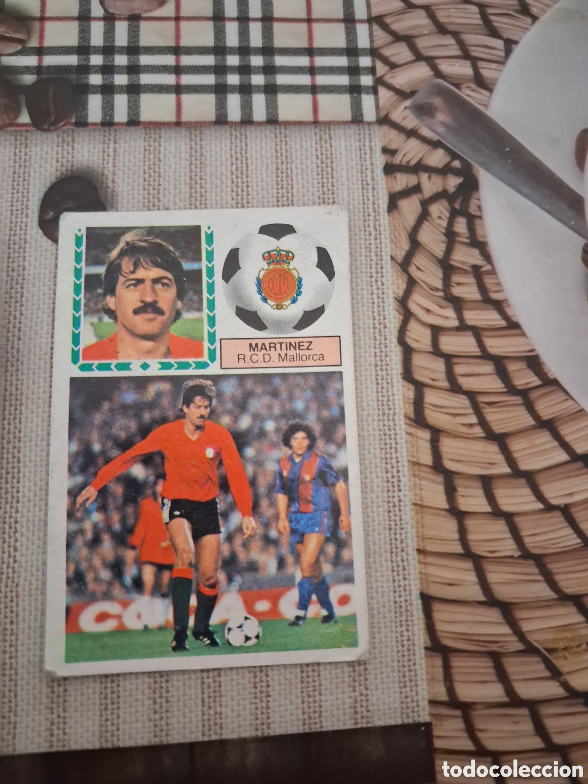Figurine di Calcio: Liga este 83 84 Mart&iacute;nez fichaje N 23 del Mallorca recuperado del &aacute;lbum ver fotos