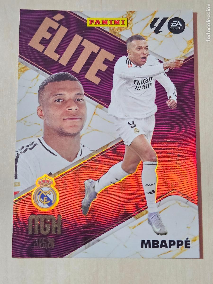 Football Stickers: CROMO N&ordm; 12 MBAPPE - MEGACRACKS 2025 26 - ELITE