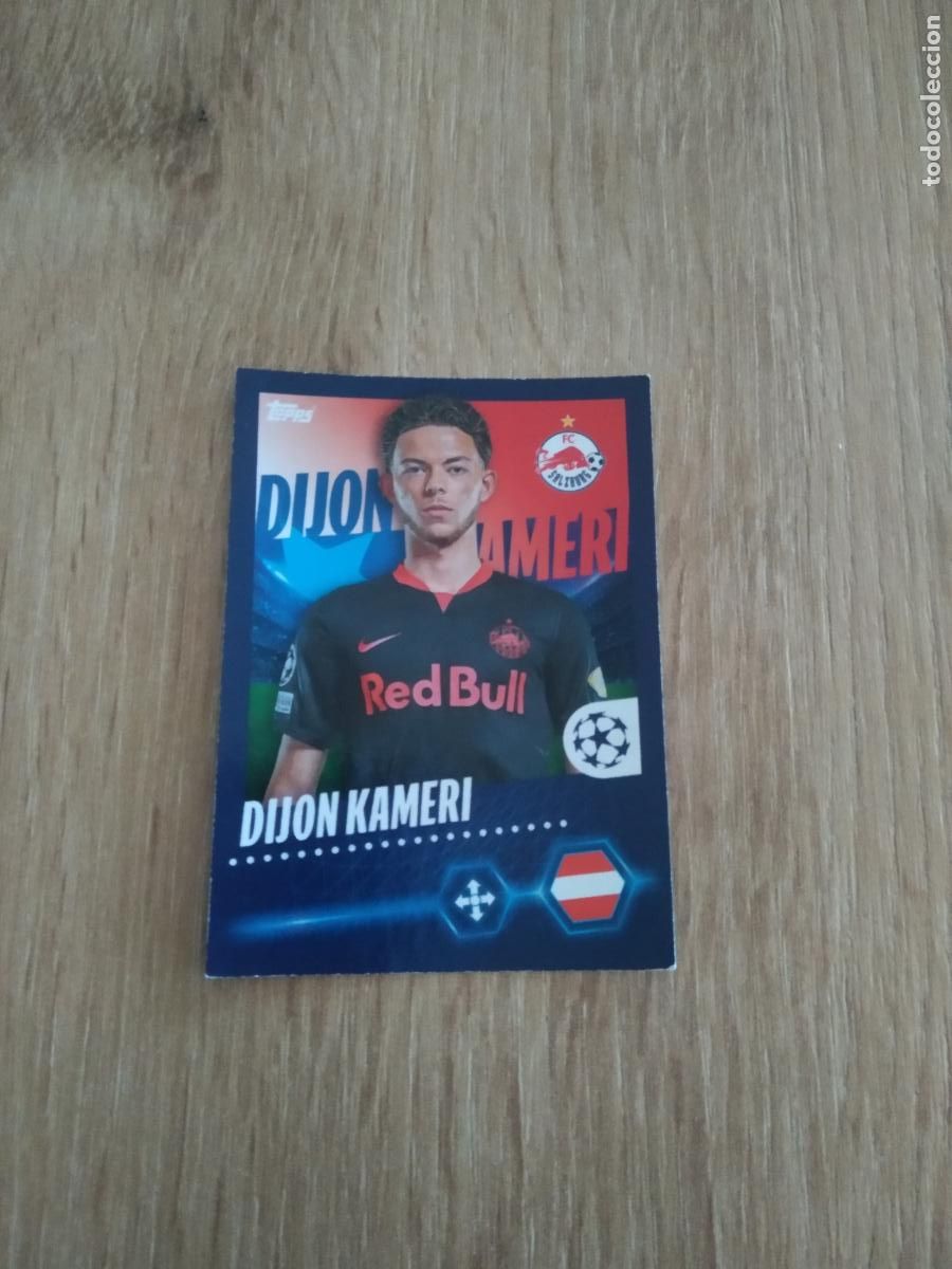 Cromos de F&uacute;tbol: 208 DIJON KAMERI SALZBURG CROMO FUTBOL UEFA CHAMPIONS LEAGUE 23-24 TOPPS 2023-2024