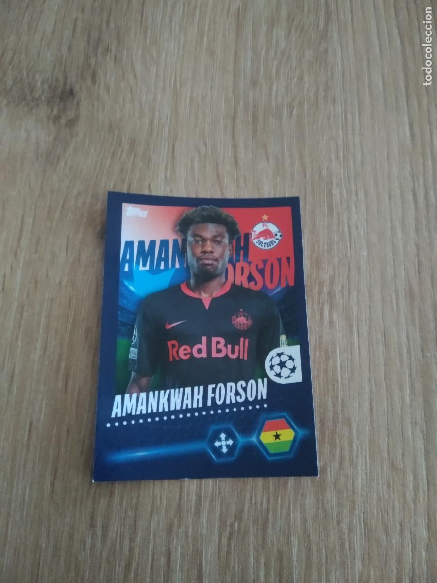 Cromos de F&uacute;tbol: 211 AMANKWAH FORSON SALZBURG CROMO FUTBOL UEFA CHAMPIONS LEAGUE 23-24 TOPPS 2023-2024