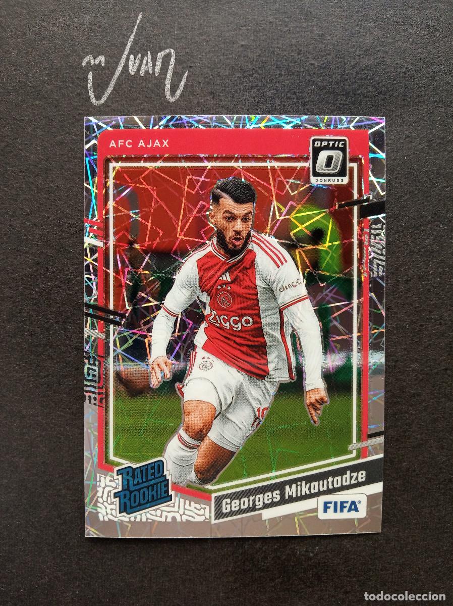 Cartes &agrave; collectionner de Football: 191 OPTIC VELOCITY RATED ROOKIE MIKAUTADZE AJAX VILLARREAL 25 26 ⚽ PANINI &reg; DONRUSS 2023 2024 23 24