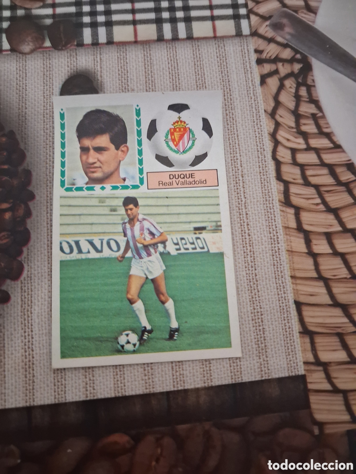 Fu&szlig;ball-Sticker: Liga este 83 84 duque coloca del Valladolid recuperado del &aacute;lbum ver fotos